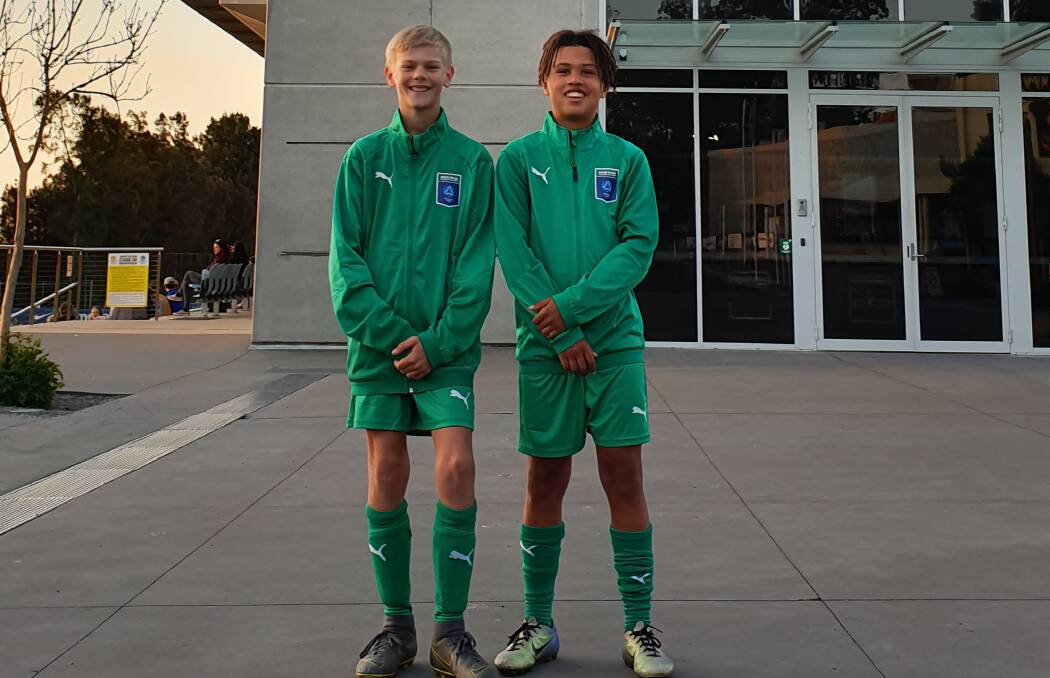 REPRESENT: Bailey Stonestreet and Nicholas Peters will both be in action for the Western under 12s. Photo: CONTRIBUTED