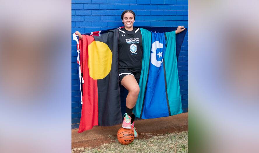Tully Pickering is one of the many Dubbo junior stars taking part in this year's Indigenous Community Basketball League. Picture by Belinda Soole