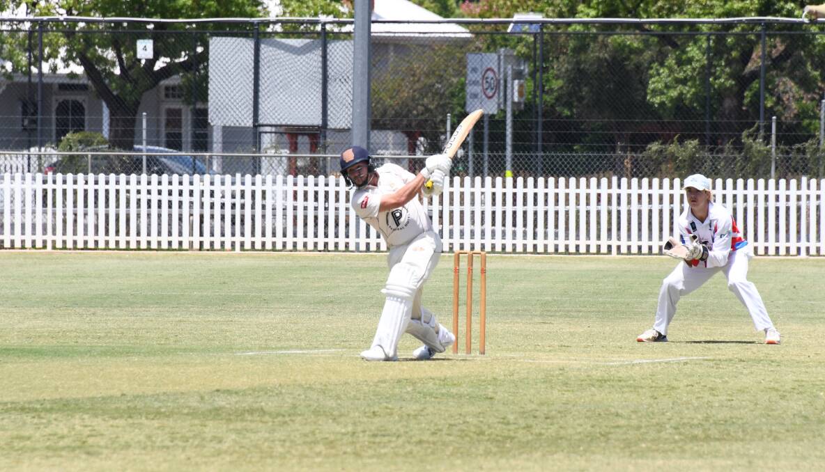 Ben Patterson continues to do a job with both bat and ball for CYMS. Picture by Amy McIntyre