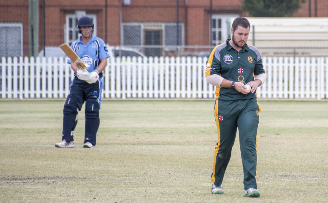 Connor Slattery did a fine job with the ball during Bathurst's victory at No. 1 Oval on Sunday. Picture by Belinda Soole