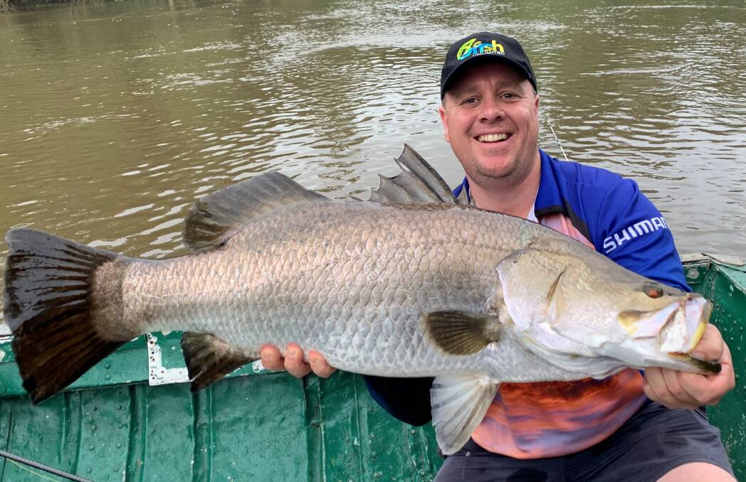 Hopes are high for a fantastic Barramundi run-off" season in the NT. Pictured here is Matt Hansen. Photo: CONTRIUBTED