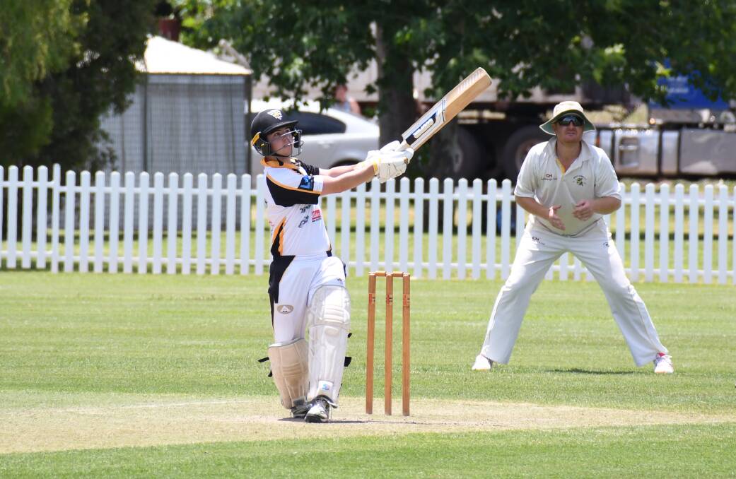 Newtown's best batting performance of the season set up Saturday's win. Photos: AMY McINTYRE