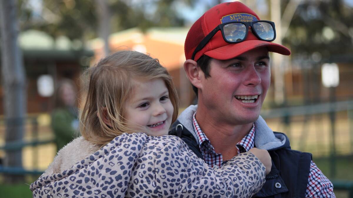HOPEFUL: Clint Lundholm will be at home celebrating the birthday of his daughter Allie while Hungerford Wonder goes around in Saturday's Louth Cup. Photo: BEN WALKER