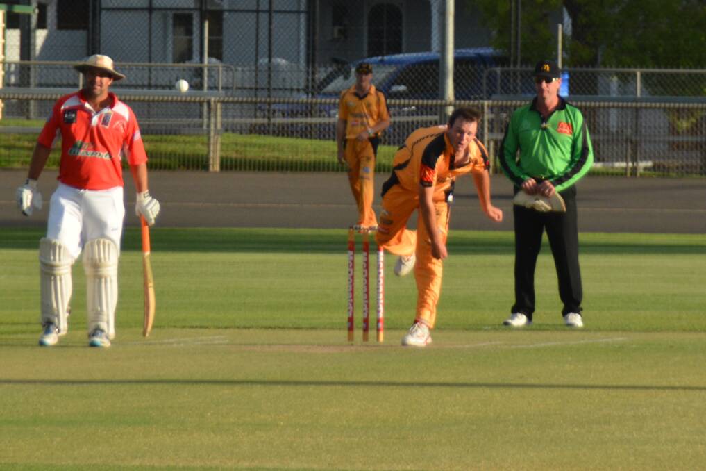 BACK IN ACTION: Mat Skinner, pictured during last season's Megahit grand final, will return to the field for the Twenty20 competition on Friday. Photo: FILE