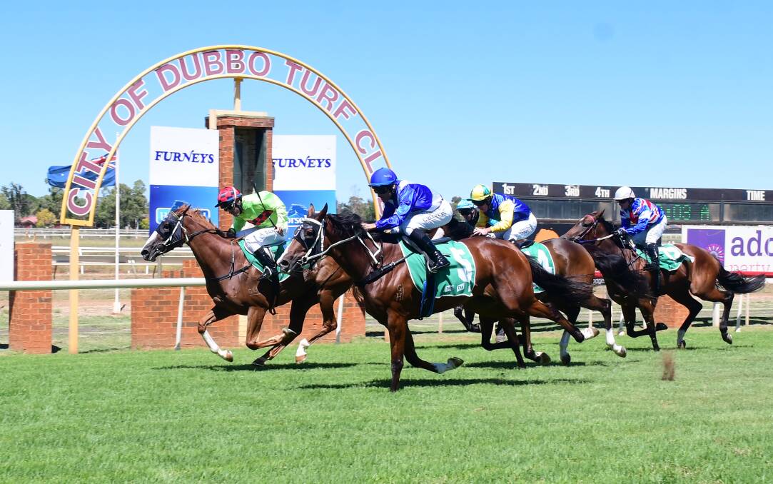 Gallery: RACING ACTION AT DUBBO TURF CLUB. Photos: NICK GUTHRIE
