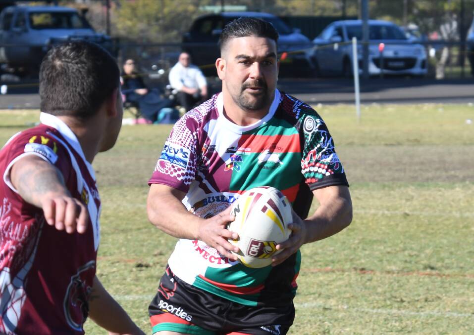 STARTING POINT: Claude Gordon still lives in Dubbo but he'll be playing for Cowra against a side from his hometown in Saturday's Challenge Cup clash. Photo: AMY McINTYRE