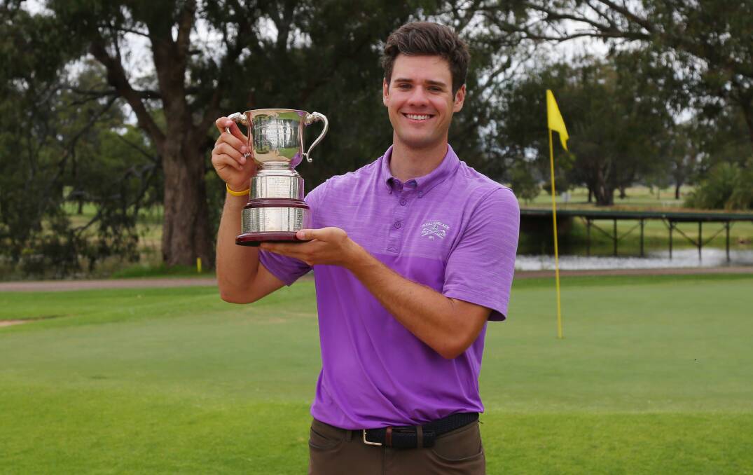 TOO GOOD: Harry Bolton won the weekend's Country Championship at Forbes. Picture: Golf NSW