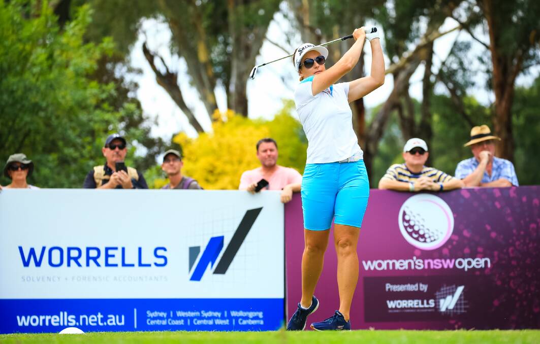 ONE MORE TIME: Rebecca Artis, pictured at last year's Women's NSW Open, will play at Dubbo before retiring. Photo: ALPGA