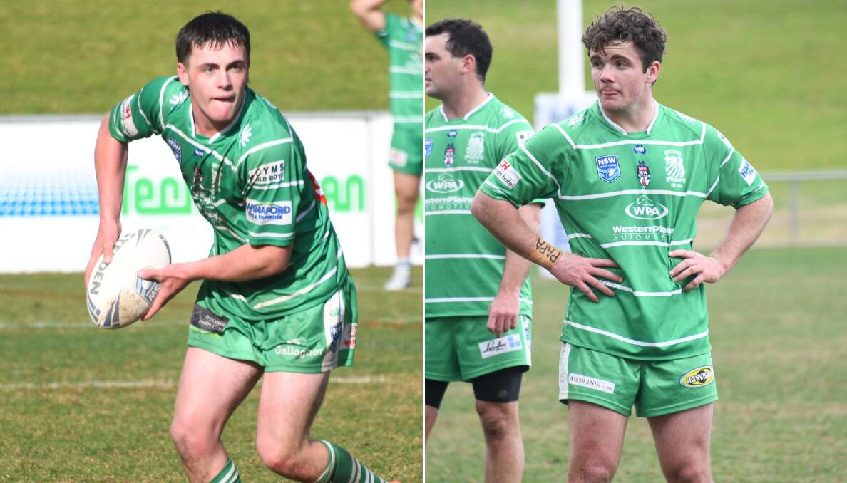 After playing key roles for CYMS this year, Fletcher Haycock (left) and Riley Wake will be playing in the lower grades at Penrith next season. Pictures by Amy McIntyre