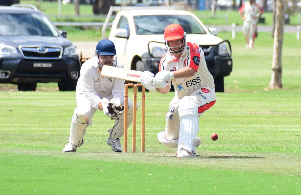 LEADING THE WAY: Jason Ryan produced the standout individual performance of the weekend, making a century in Colts' huge win over Souths. Photo: AMY McINTYRE