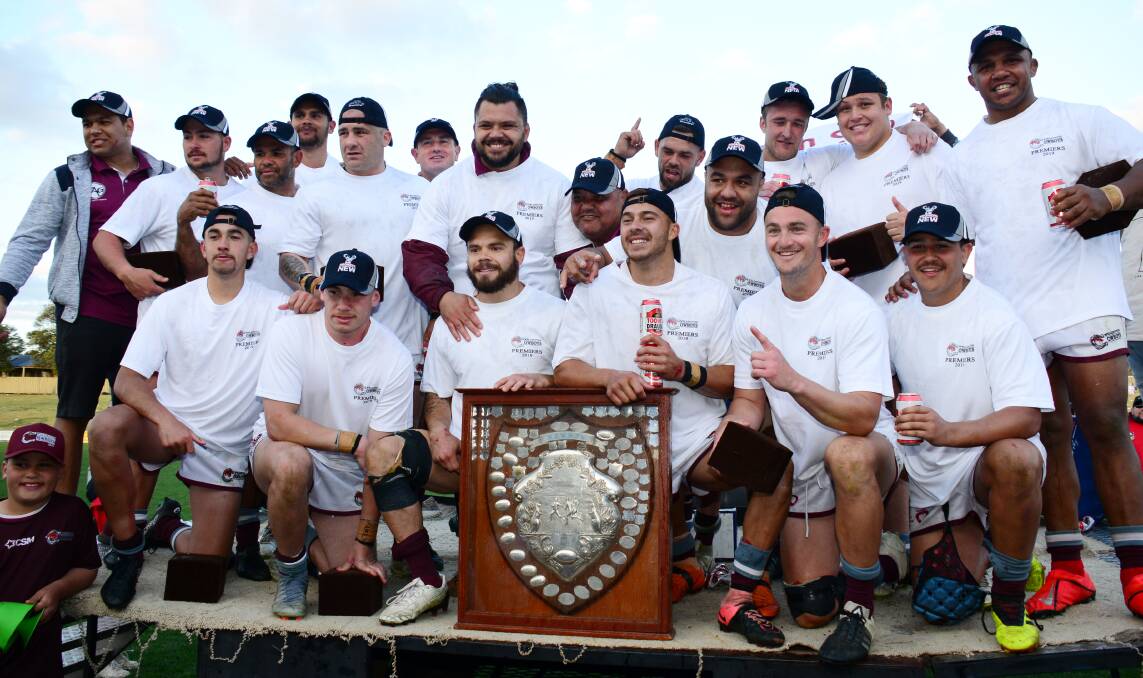 ONE YEAR ON: The Wellington Cowboys after winning the 2019 premiership. Photo: BELINDA SOOLE