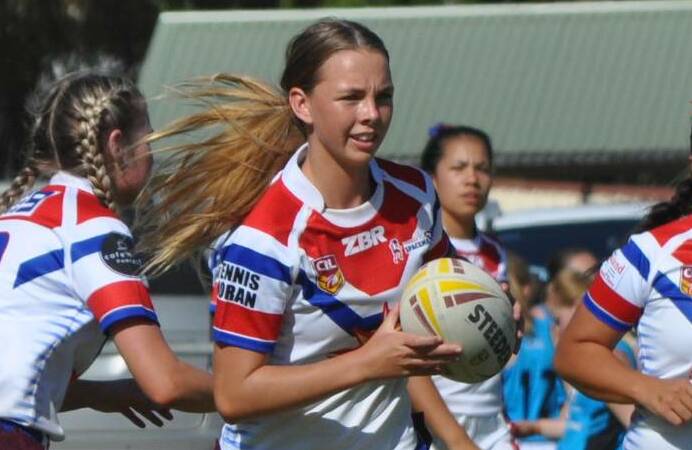 SPEED TO BURN: Parkes' Indi Draper will certainly be one of the players to watch during the day of representative action. Photo: NICK McGRATH