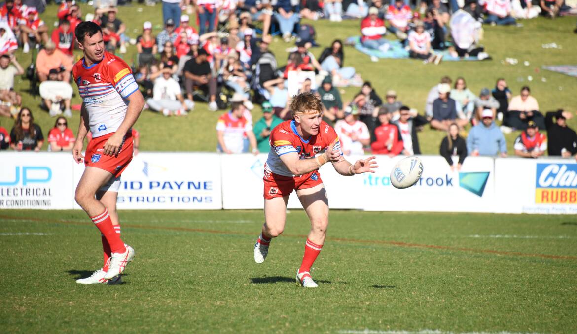 Mudgee captain and hooker Jack Beasley was a standout in a beaten side at Apex Oval. Picture by Amy McIntyre