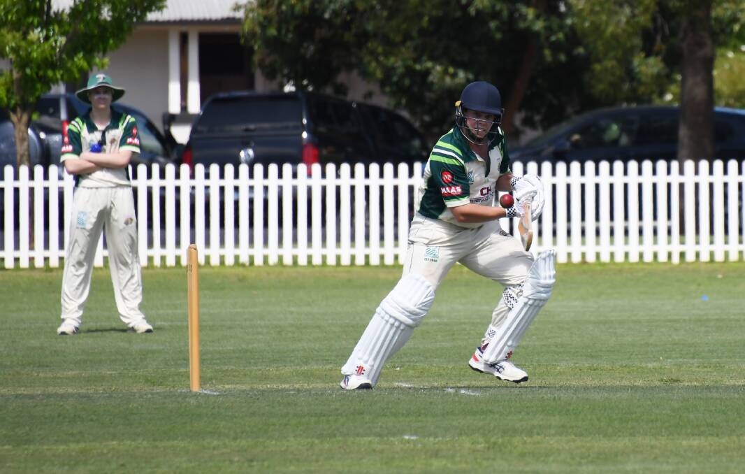 Thomas Nelson helped set-up CYMS' win over Macquarie on Saturday, top scoring for the Cougars with 78 not out. Picture by Amy McIntyre