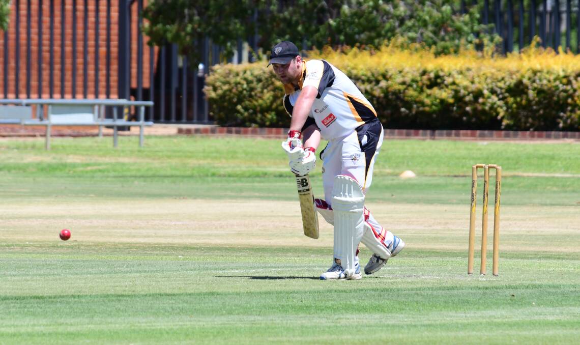 FORM: Dan Holland has played some important innings' for the Narromine this season and he delivered again on Sunday. Photo: BELINDA SOOLE