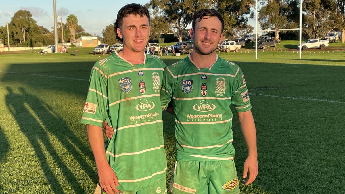 GO AGAIN: Fletcher and Sullivan Haycock were electric for CYMS in the most recent win over Forbes. Picture: Nick Guthrie