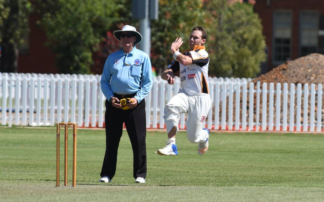 FINE FORM: Ben Patterson has delivered with both bat and ball for Newtown so far this season. Photo: AMY McINTYRE