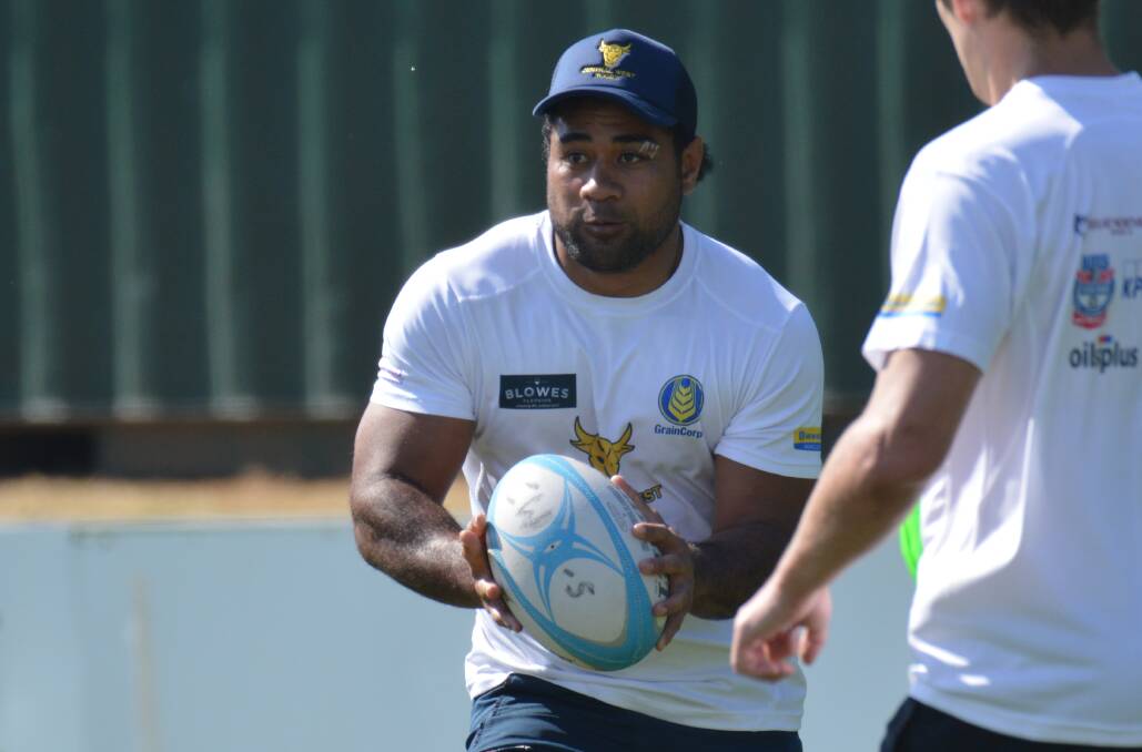 Blue Bulls leader Mahe Fangupo is the man who encouraged Dean Oxley to put this hand up for the NSW Country Cockatoos job. File picture