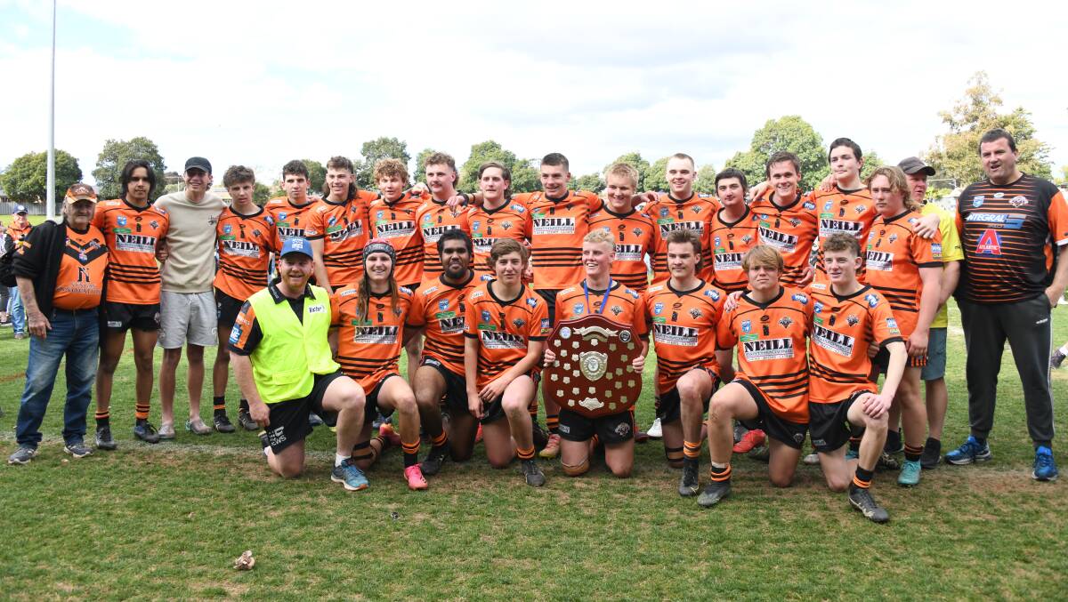 The Nyngan Tigers were the under 18s champions in 2022. Picture by Amy McIntyre