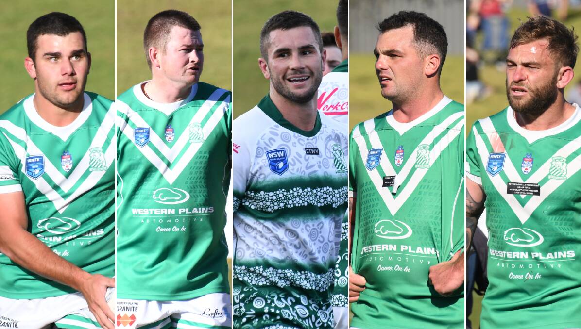Alex Bonham, Ben Marlin, Jarryn Powyer, Billy Sing and Jyie Chapman have been a huge part of CYMS' success in the past decade. Pictures from file