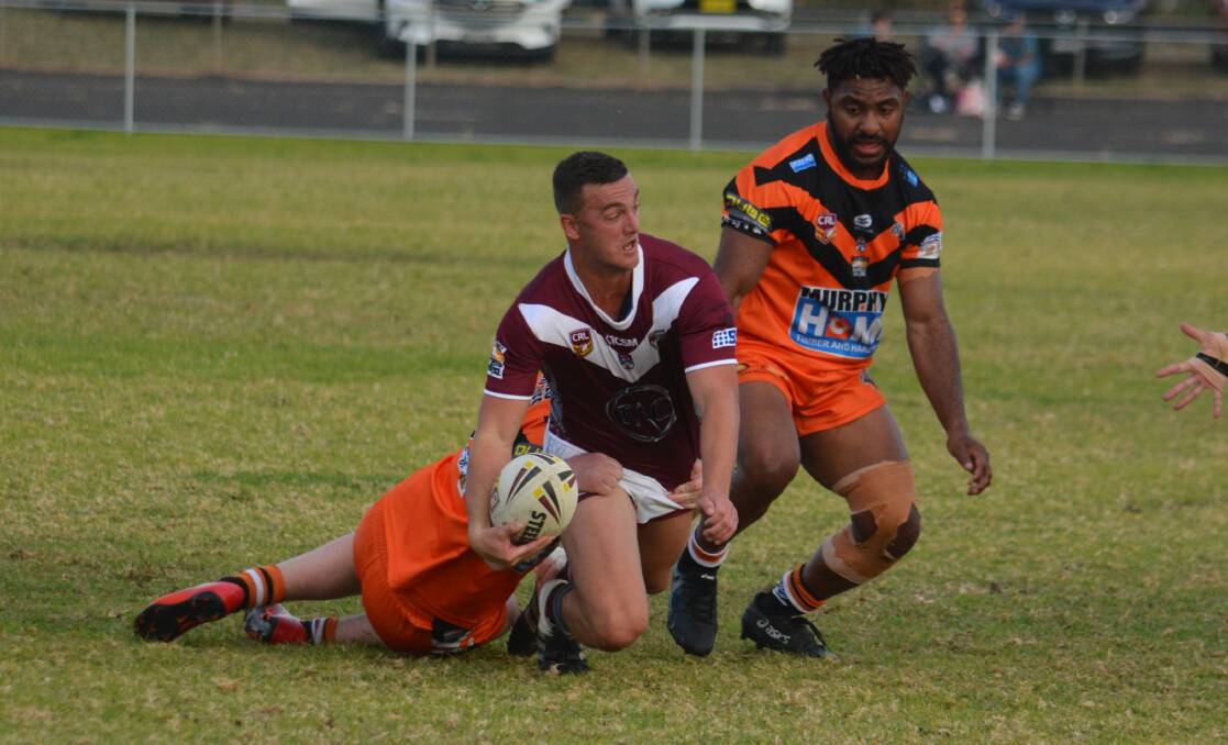 TOUGH: Mason Williams and the Wellington Cowboys brought down Nyngan on Sunday, forcing the Tigers to drop down this week's rankings. Photo: NICK GUTHRIE