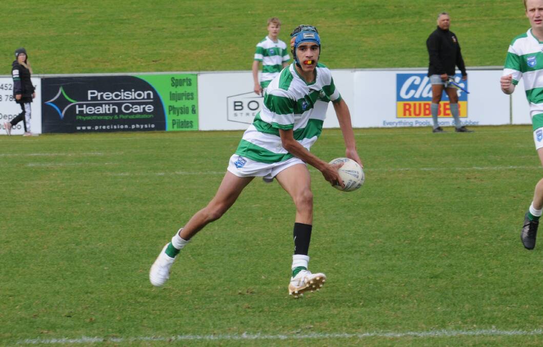 He's helped Dubbo CYMS to the top of the Western Under 18s ladder and now Latrell Fing will look to lead Dubbo College to Astley Cup glory. Picture: Nick Guthrie