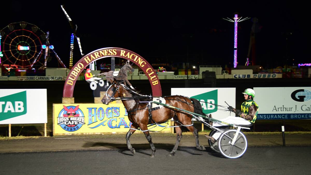 VICTORY: Brad Hewitt took out last year's Red Ochre Mares Classic with My Casino Belle. Photo: AMY McINTYRE