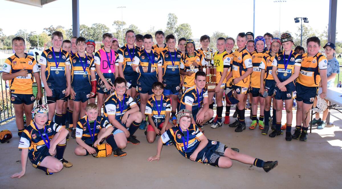 It was an all St John's affair in Saturday's under 12s grand final. Photos: AMY McINTYRE
