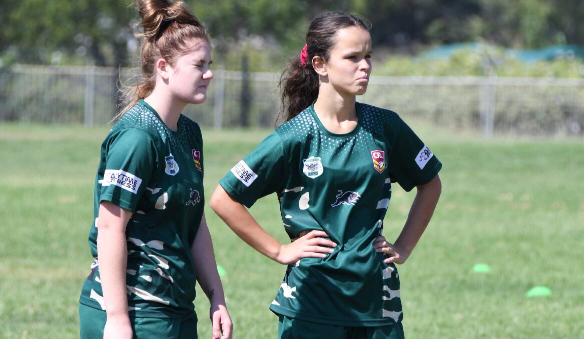 ONE TO WATCH: Having starred in the WWRL in recent seasons, Dubbo's Taneka Todhunter (right) is now one of the region's most exciting talents. Photo: BELINDA SOOLE
