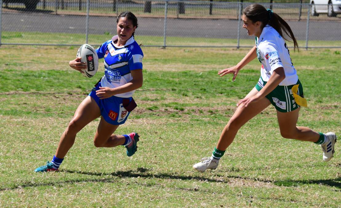 Erin Naden and Bathurst St Pat's played Dubbo CYMS in the 2019 Premiers Challenge but there's been few other chances for crossover matches since. Picture: Nick Guthrie
