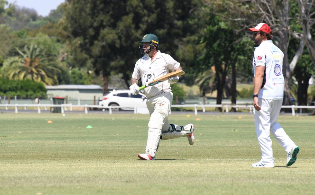 Ben O'Donnell did a job with both bat and ball on Saturday but it wasn't enough for CYMS against Narromine. Picture by Amy McIntyre