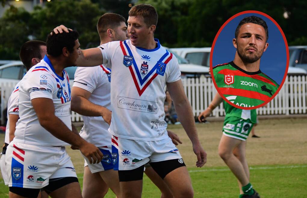 CHANCE: Bush footy clubs like Parkes and others in Group 11 could be a perfect launching pad for prospective coaches like (inset) Sam Burgess. Main photo: AMY McINTYRE