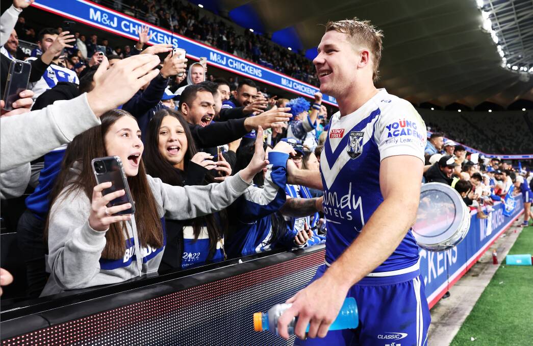 Having stood tall for the Bulldogs so far this season, Matt Burton has been named to make his State of Origin debut. Picture: Matt King/Getty Images