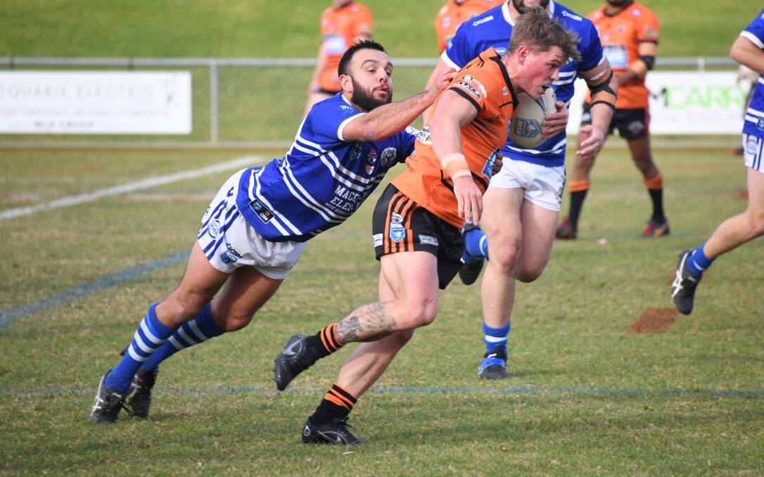 Josh Bermingham is feeling more settled at the Nyngan Tigers and is hoping for a first win with the club this weekend. Picture: Amy McIntyre