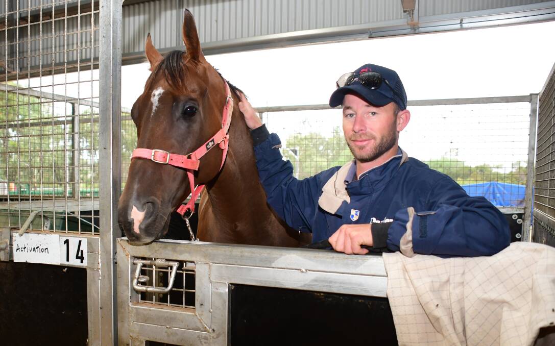 TAKING A BREAK: Kody Nestor, pictured with Country Championships finalist Activation, will train for another month before stepping away from the sport. Photo: BELINDA SOOLE