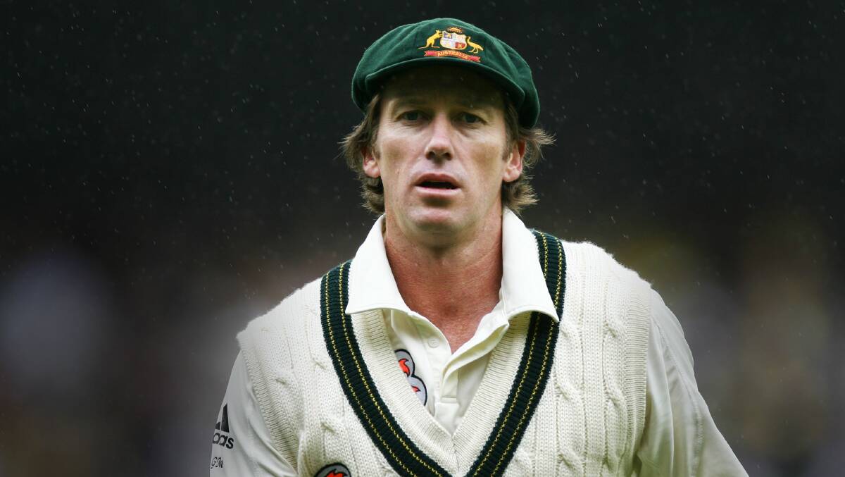 AUSSIE GREAT: Glenn McGrath went from Narromine to the most successful fast bowler in Test history. Photo: VINCE CALIGIURI