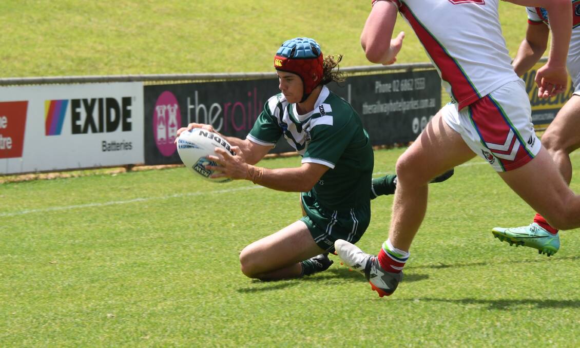 TALENT: Nick Murphy, pictured scoring his third try against Monaro last weekend, has received plenty of praise this week. Picture: Amy McIntyre