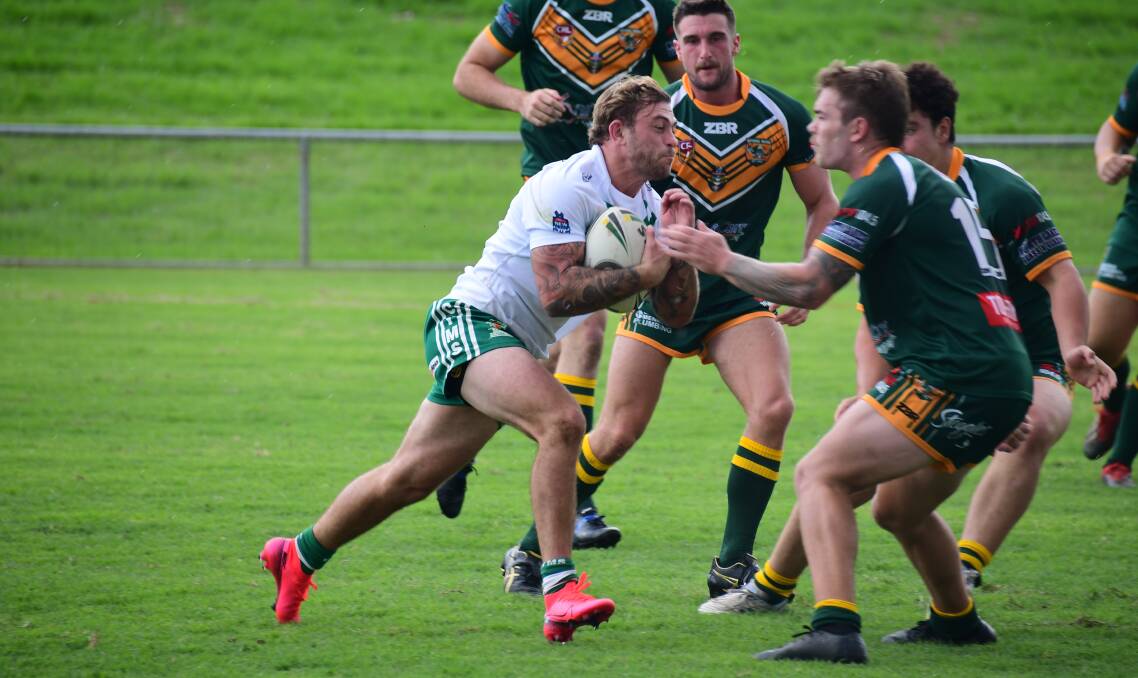 CITY THREAT: Jyie Chapman powers into the Wyong defence earlier this year. CYMS will meet more city sides in the coming weeks. Photo: AMY McINTYRE