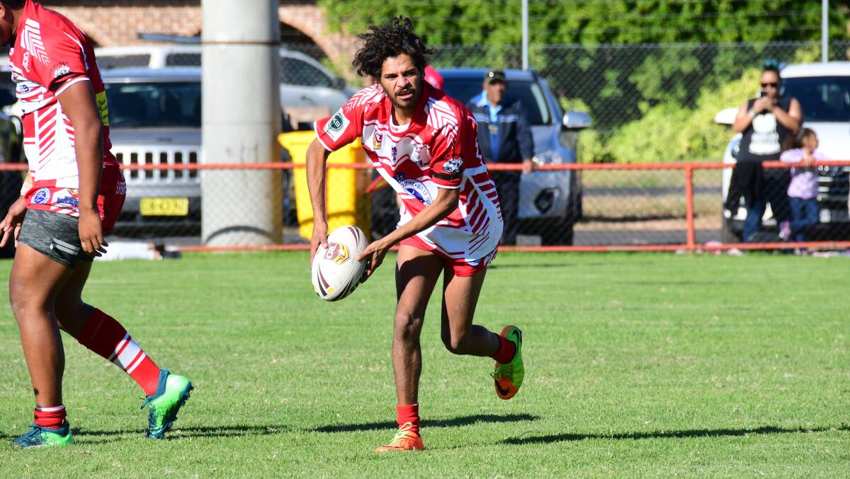 SWITCHING: Tony Clevin (pictured) is one of a number of players who has featured in the halves for Narromine so far, as coach Dylan Hill continues to search for the best combination. Photo: AMY McINTYRE
