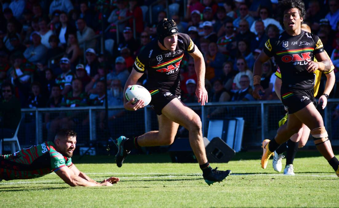 SAVOUR IT: Matt Burton's special year involved an NRL hat-trick back in Dubbo and a grand final win. Photo: AMY McINTYRE