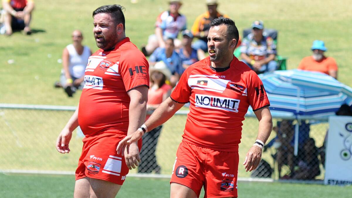 Matt Rose (right) and George Rose in action for WAC at the Koori Knockout at Dubbo in 2015. Both are still key for the side this year. File picture