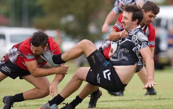 WHACK: Coonamble's defence shone in its opening round win over Baradine on the weekend. Picture: Peter Sherwood Photography