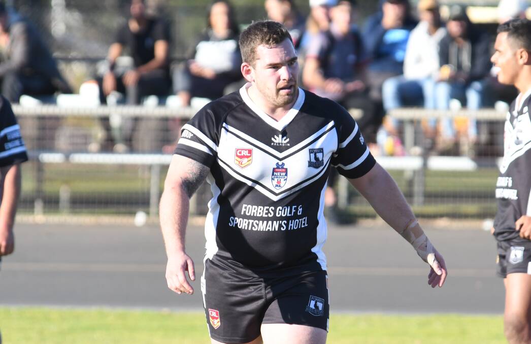 BACK AGAIN: Ben Robinson has come out of retirement winner to play with the Forbes Magpies again in 2022. Picture: Belinda Soole