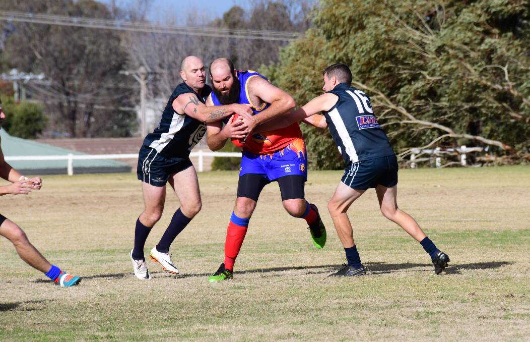 COMING THROUGH: After getting past Cowra with relative ease last weekend, Tom Skinner and the Dubbo Demons take on the Outlaws on Saturday. Photo: AMY McINTYRE
