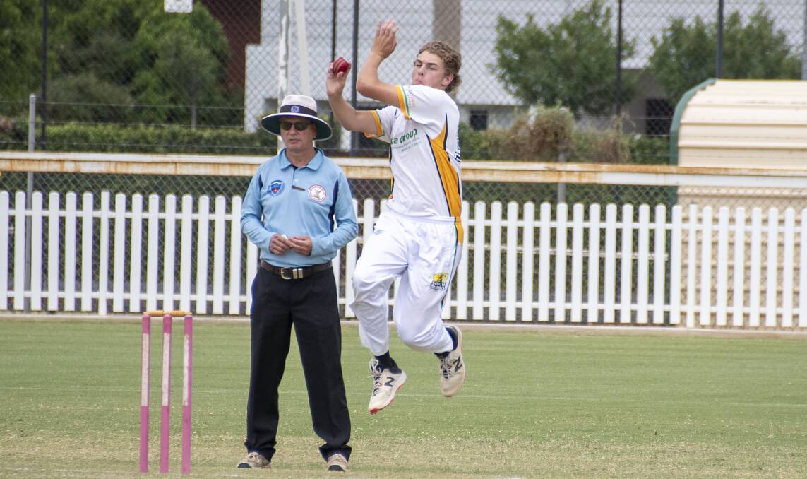 STRIKE: Teenager Kane MacFarlane took two wickets in a match for the first time against CYMS last weekend. Picture: Belinda Soole