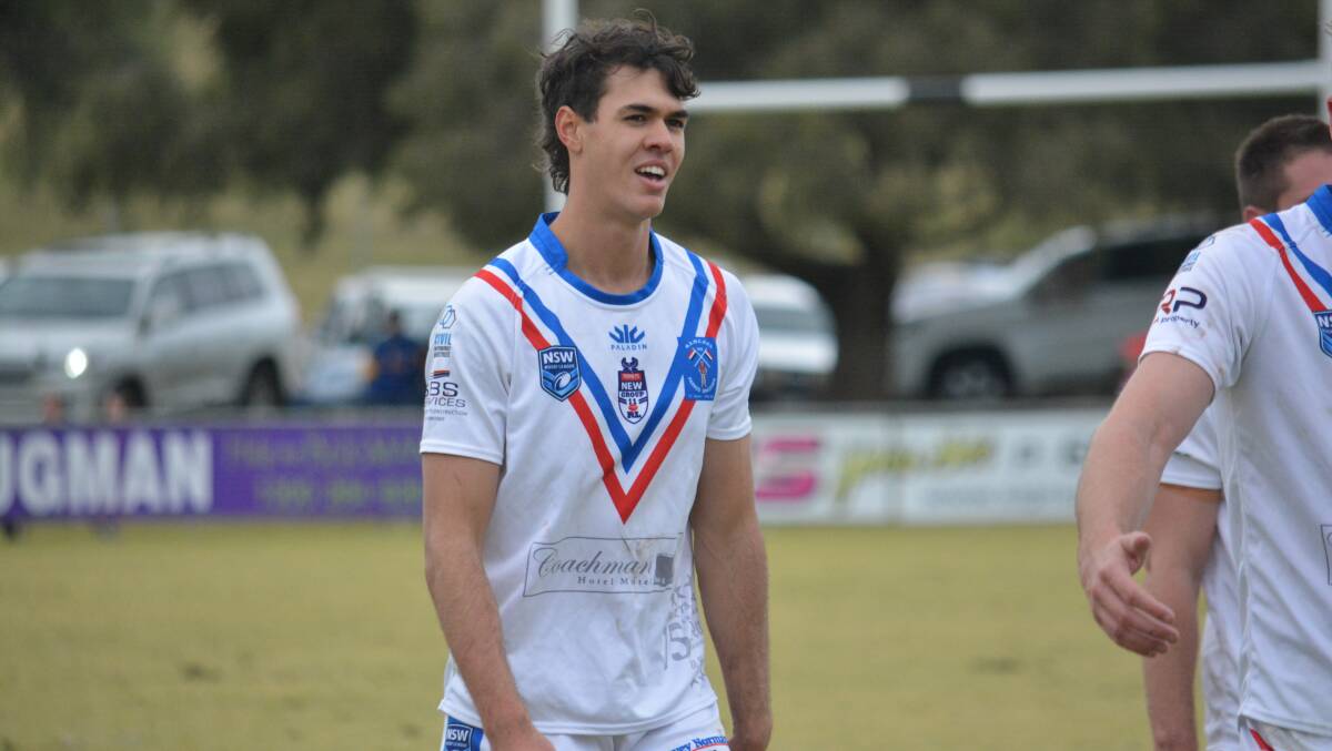 TALENT: Jacob Smede continues to develop into a top winger for the Parkes Spacemen. Photo: NICK GUTHRIE