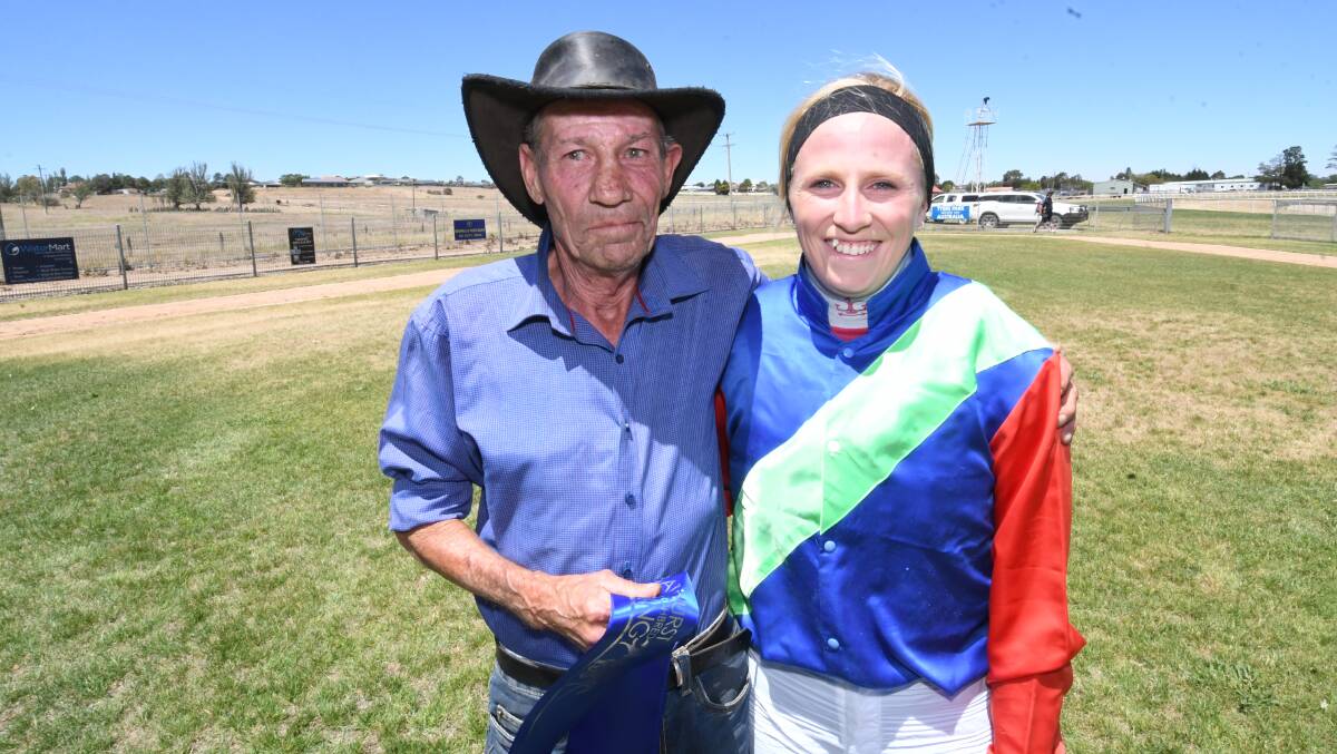 ALL IN THE FAMILY: Peter and Ashleigh Stanley scored another win together on Sunday. Photo: CHRIS SEABROOK
