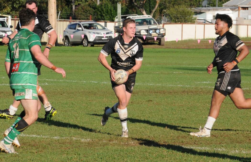 Nick Greenhalgh is unlucky to miss out on a spot in or 17 after another strong season for the Forbes Magpies. Picture: Nick Guthrie