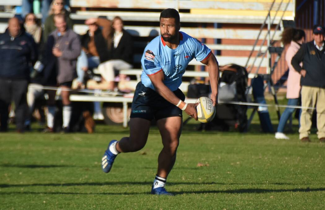 GO AGAIN: Johnny Mafiti scored the Roos' only try last time they met the Forbes Platypi. Photo: RENEE POWELL