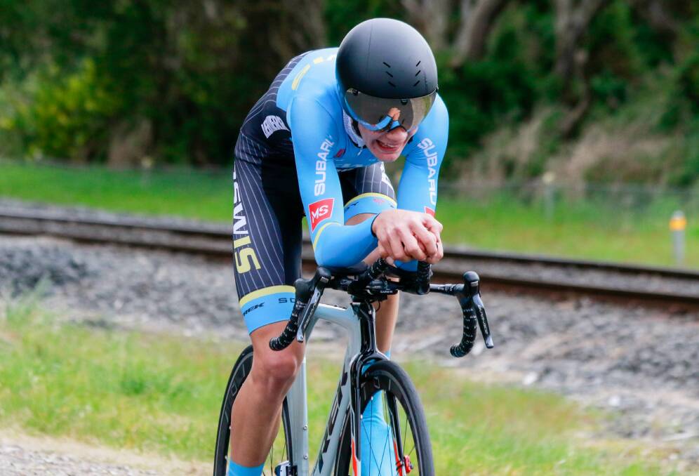 ON THE WAY: Dylan Eather, pictured during last year's national road titles, will take on the country's best again this week. Photo: CHRISTINE TAYLOR PHOTOGRAPHY